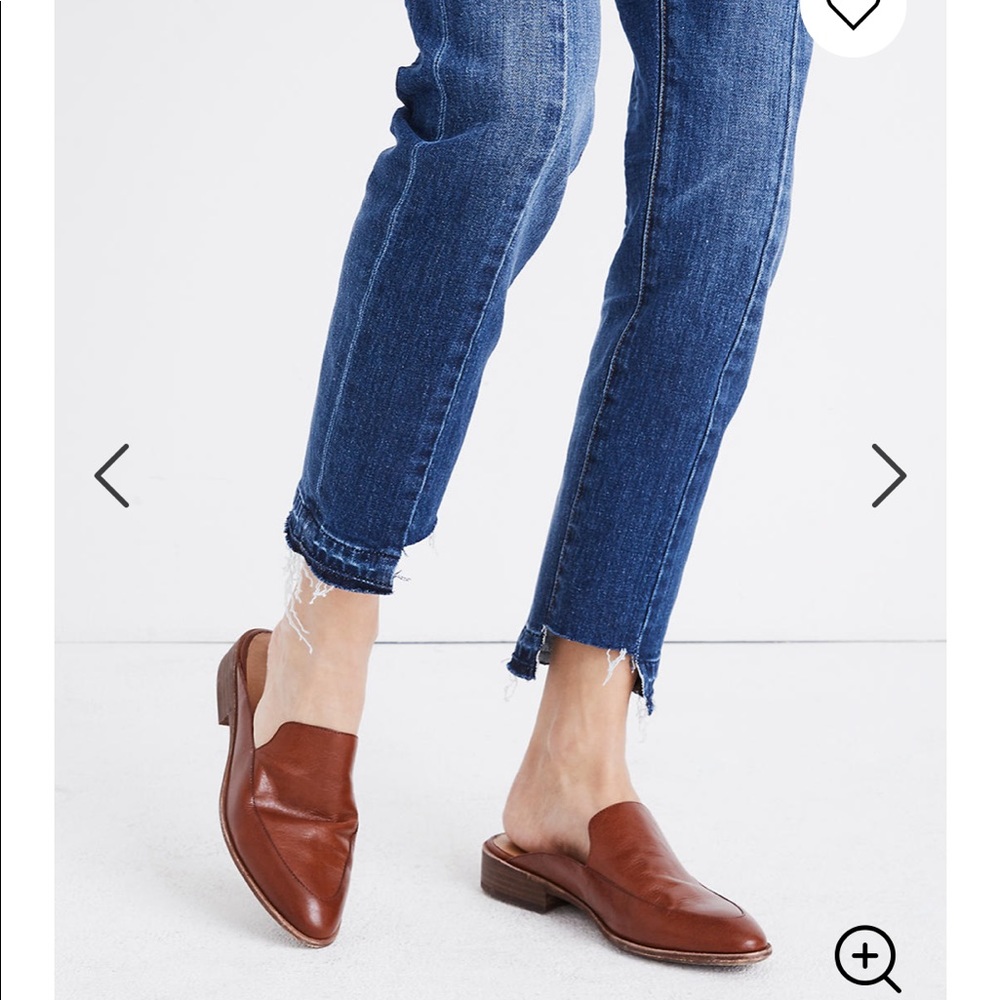 Madewell Frances Loafer Mule In Leather